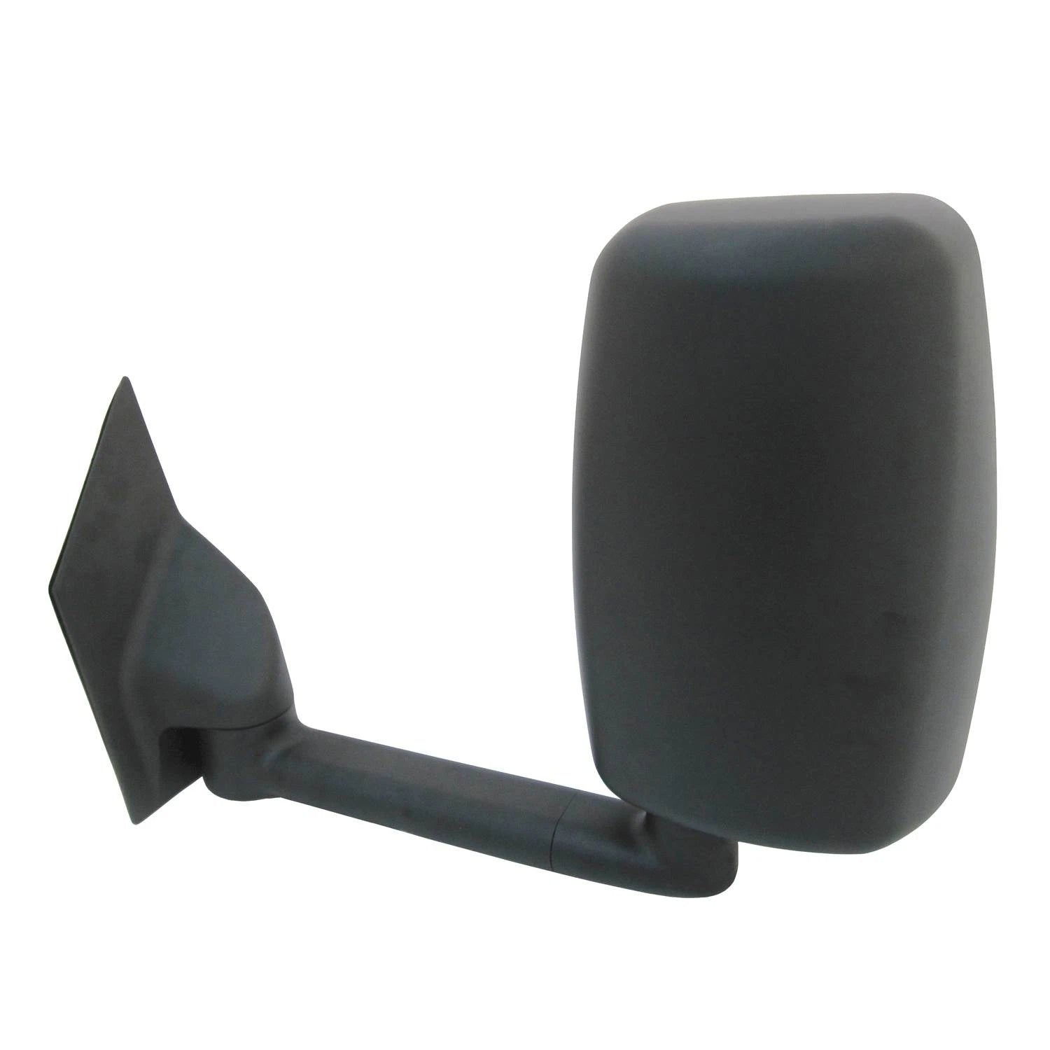 Replacement Black Smooth Driver Side Manual Door Mirror (See Compatible Chart)