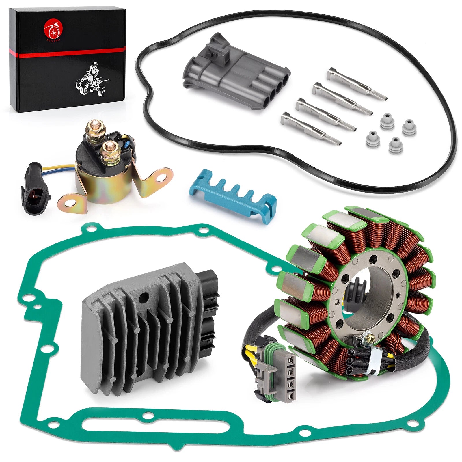 Stator, Rectifier & Starter Relay Gasket for Polaris RZR 4 800 (2011–2014)