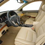 Leather Front Door Panel Covers for Honda Accord (2008–2012) Beige