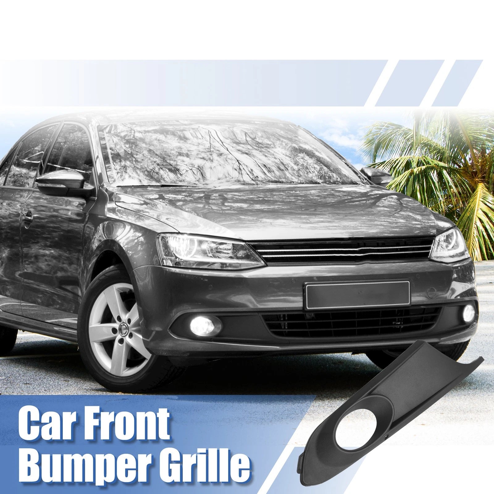 Front Right Fog Light Grille for Volkswagen Jetta (2011–2018) 5C6853666A