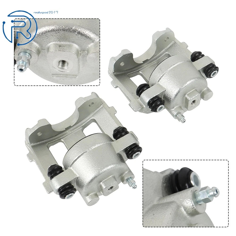 2X Brake Calipers for Jeep Cherokee XJ (1990–2001) Wrangler TJ Front Left & Right