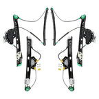 Power Window Regulator Set for BMW 325i (2001–2005) Front and Rear Sedan Wagon