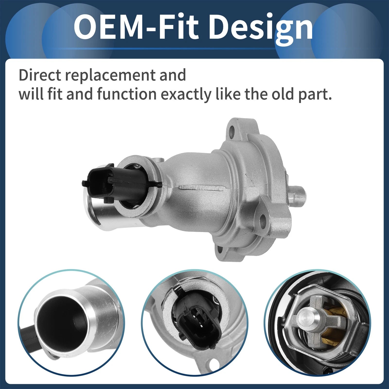 Engine Coolant Thermostat Housing Assembly for Chevy Spark (2013–2015)