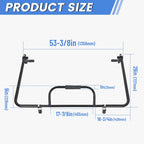 Hard Top Carrier Rack for Jeep Wrangler YJ TJ JK JL (1976–2024)