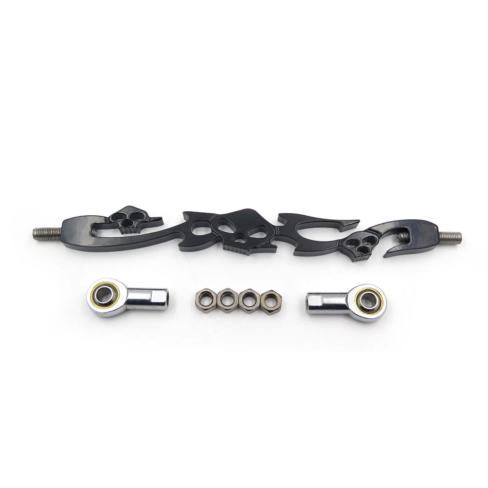 Black Skull Billet Shift Linkage for Harley Davidson Softail FXST (1990–2023)