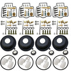 4X Carburetor Repair Kit for Kawasaki Ninja ZX-9R GPZ900R ZX900 (1994–2003)