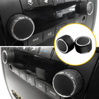 Set of 2 A/C Heater Temp Control Knobs for Chevy Silverado Tahoe GMC (2008–2013)