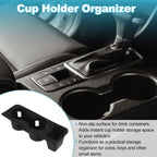 Center Console Cup Holder Organizer for Ford Maverick (2022–2025) TPE Black