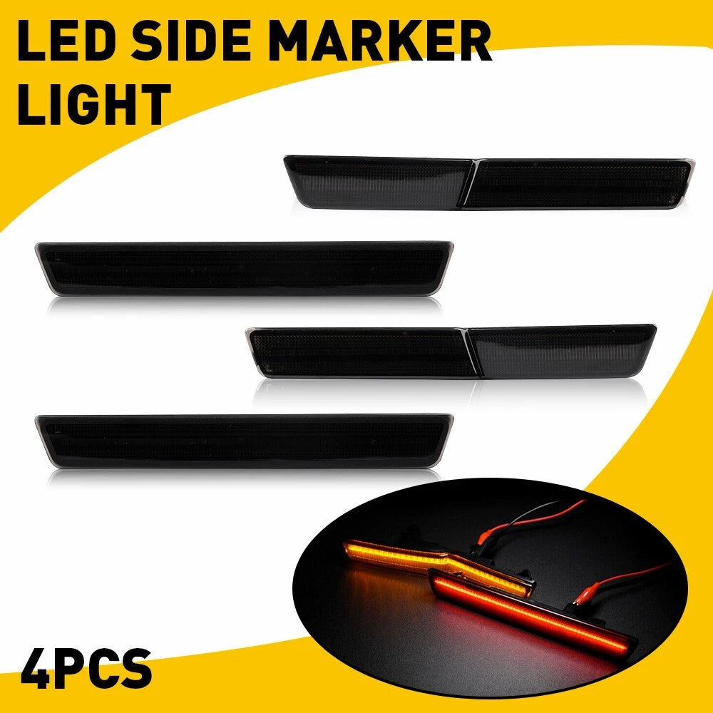 LED Bumper Side Marker Light for Dodge Challenger SRT Hellcat Widebody (2018–2022)