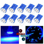 10X 168 920 W5W T10 8SMD LED License Plate Tag Light Bulbs Blue