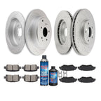 Set of 4 Brake Pads and Rotors for Honda Pilot 3.5L (2003–2008) Drilled