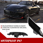 Smoke Front Fender Side Marker Light Housing for Mazda MX-5 Miata (2016–up)