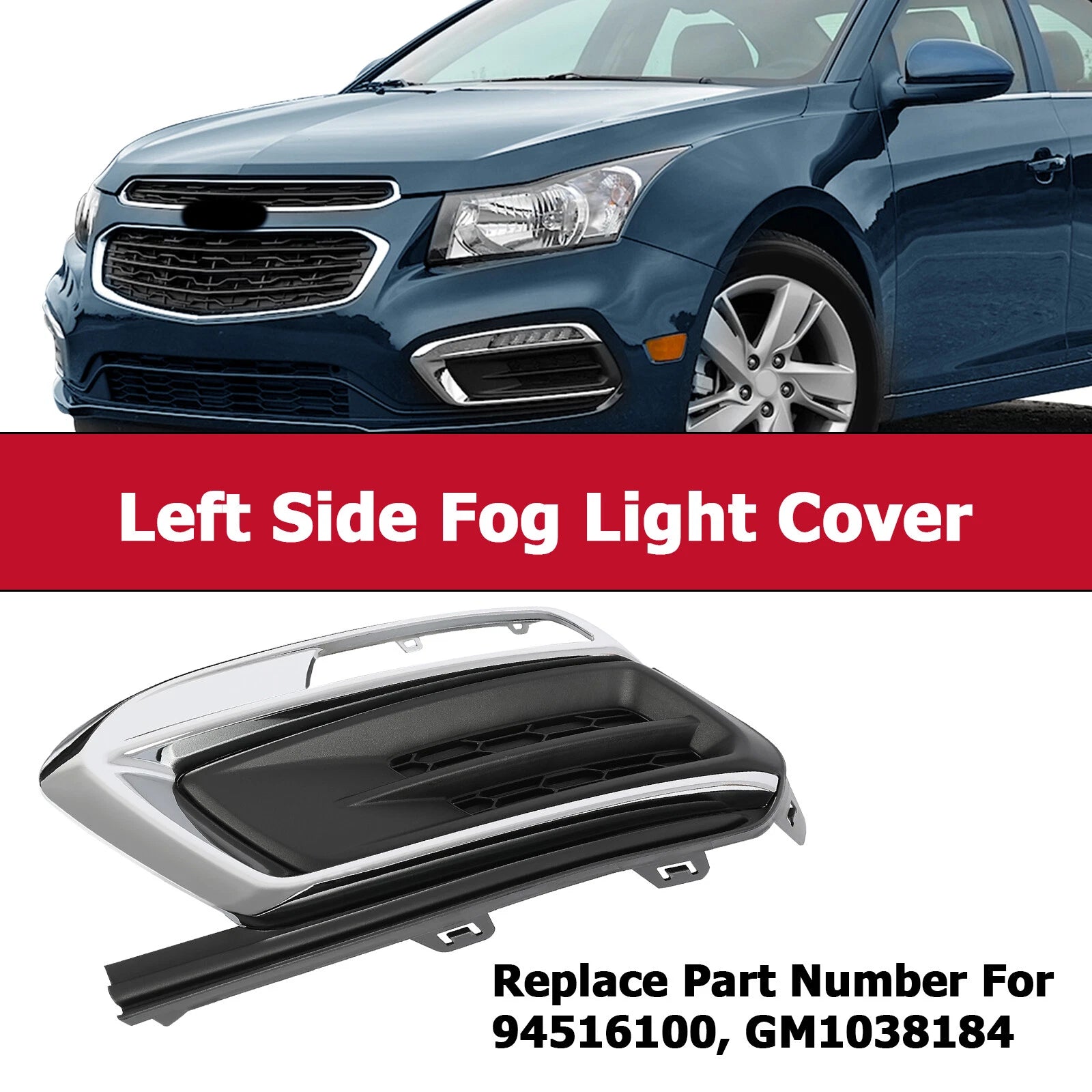 Fog Light Cover Bezel for Chevrolet Cruze (2015-2016)