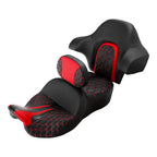 Driver Passenger Seat & Backrest Pad for Harley Street Road Glide (2014–2023)