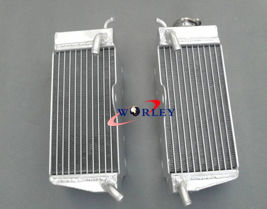 Aluminum Radiator + Black Hose for Honda CR250R (1985-1987)