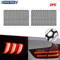 2PC Carbon Fiber Honeycomb Rear Tail Light Decor Stickers for 48×30cm