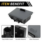 Cup Holder for Ford F-250 F-350 F-450 F-550 (2008–2016) Coin Holder Gray