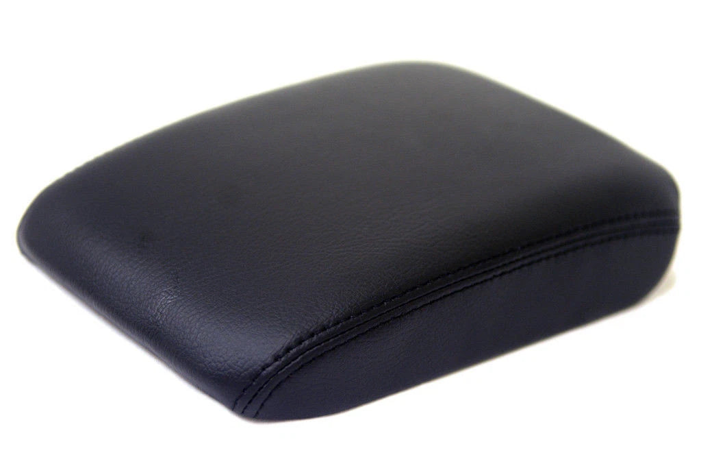 Center Console Lid Armrest Cover for VW EOS (2007–2015) Black Synthetic Leather