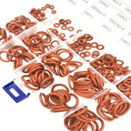 O Ring 225pcs Red Silicone Assortment for Flanges