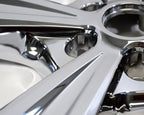 Chrome Wheel Skins Hub Caps Full Alloy Covers for Ford Escape (2013–2016)