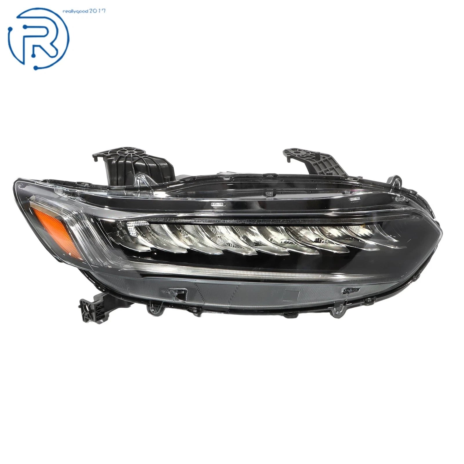 Right Side Headlight Assembly for Honda Accord (2021–2022) LED Black Housing