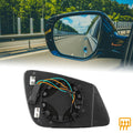 Heated Left Side Rearview Mirror Glass for BMW X1 X2 (2016–2023)