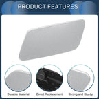Front Right Washer Nozzle Cover Cap for Volkswagen Passat CC (2008–2012) Silver Tone