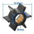 Outboard Water Pump Impeller w/Key for Mercury Mariner (4-9.8HP) (47-89981)