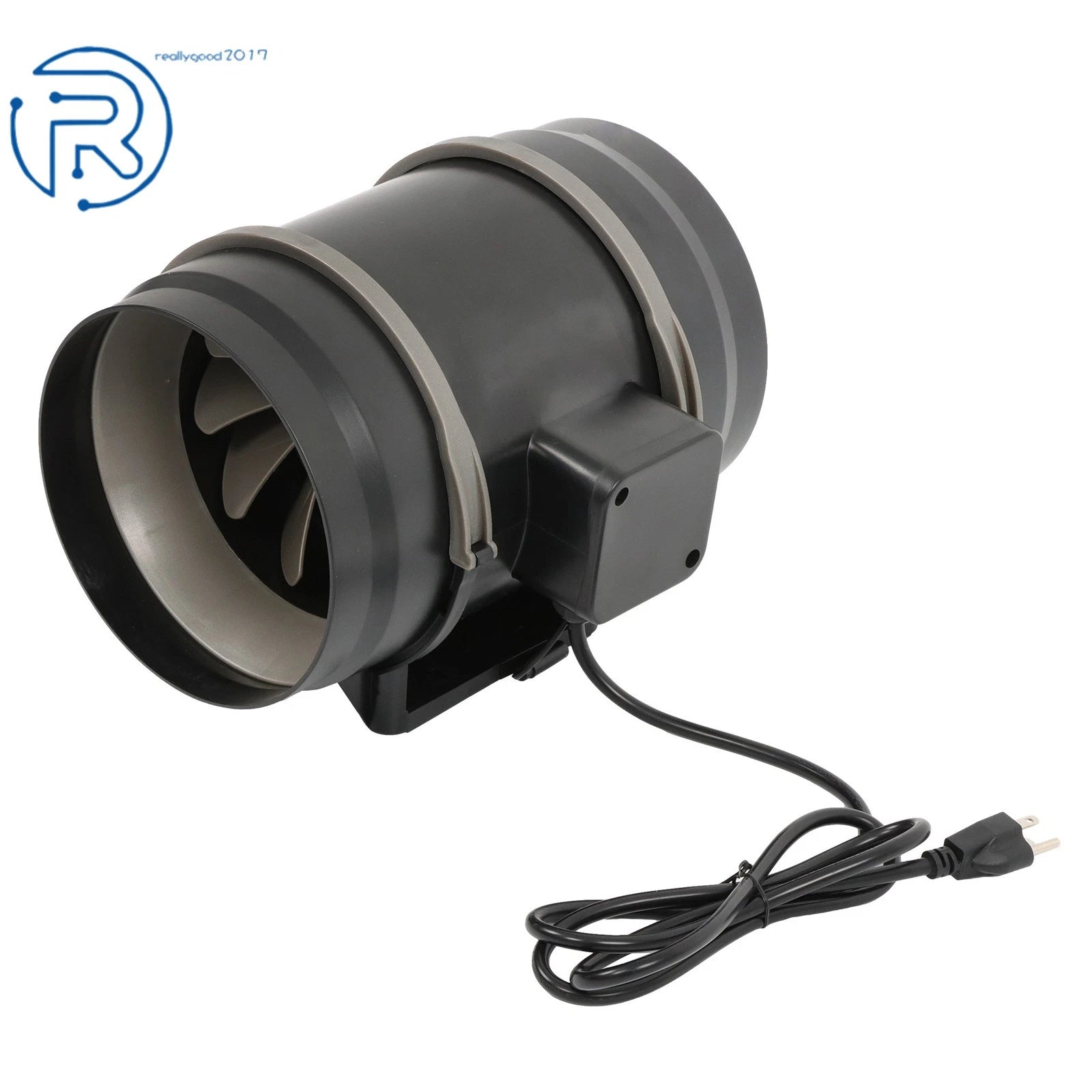 Inline Duct Fan for HVAC Exhaust Blower Kit (8 Inch)
