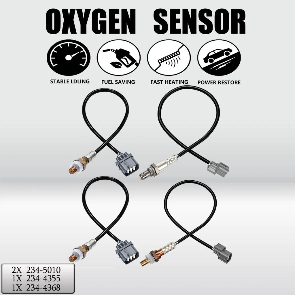 Set of 4 Oxygen Sensors for Honda Ridgeline (2006–2008)