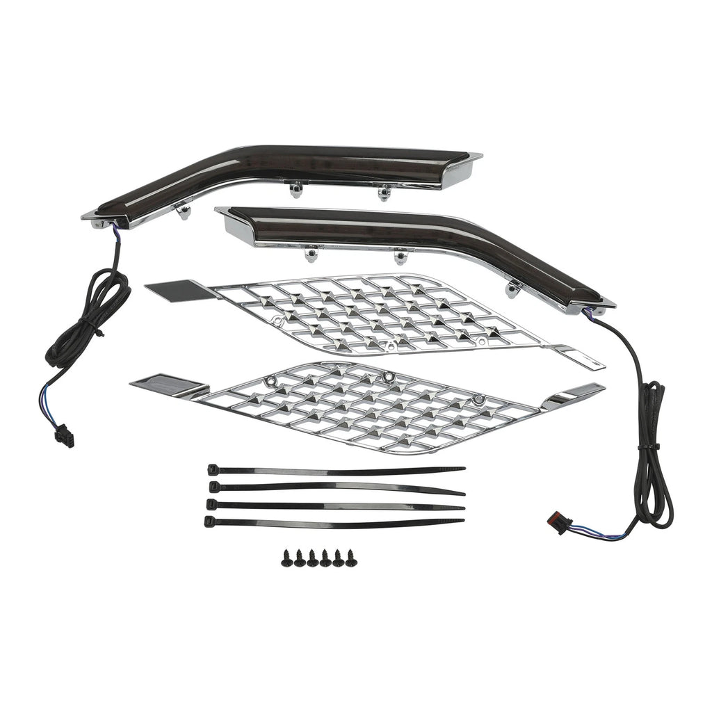 LED Radiator Grill Panel Light for Honda Goldwing 1800 GL1800 (2018–2023)
