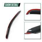 Set of 4 Window Visors for Chevy Silverado GMC Sierra Crew Cab