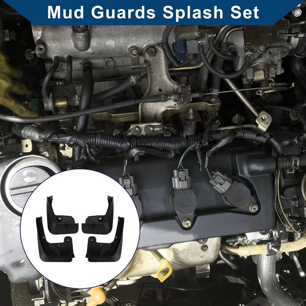 Set of 2 Mud Flaps Splash Guards for BMW X4 M Sport F26 (2014–2018)