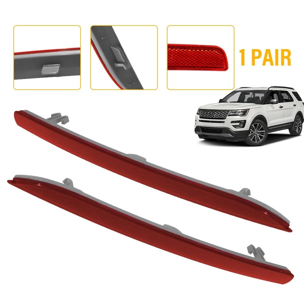 Rear Bumper Reflector Side Marker Light Assembly for Ford Explorer (2016–2019)