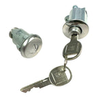 Glove Box and Trunk Lock Cylinder Set with Keys for Chevy Impala (1958–1963)
