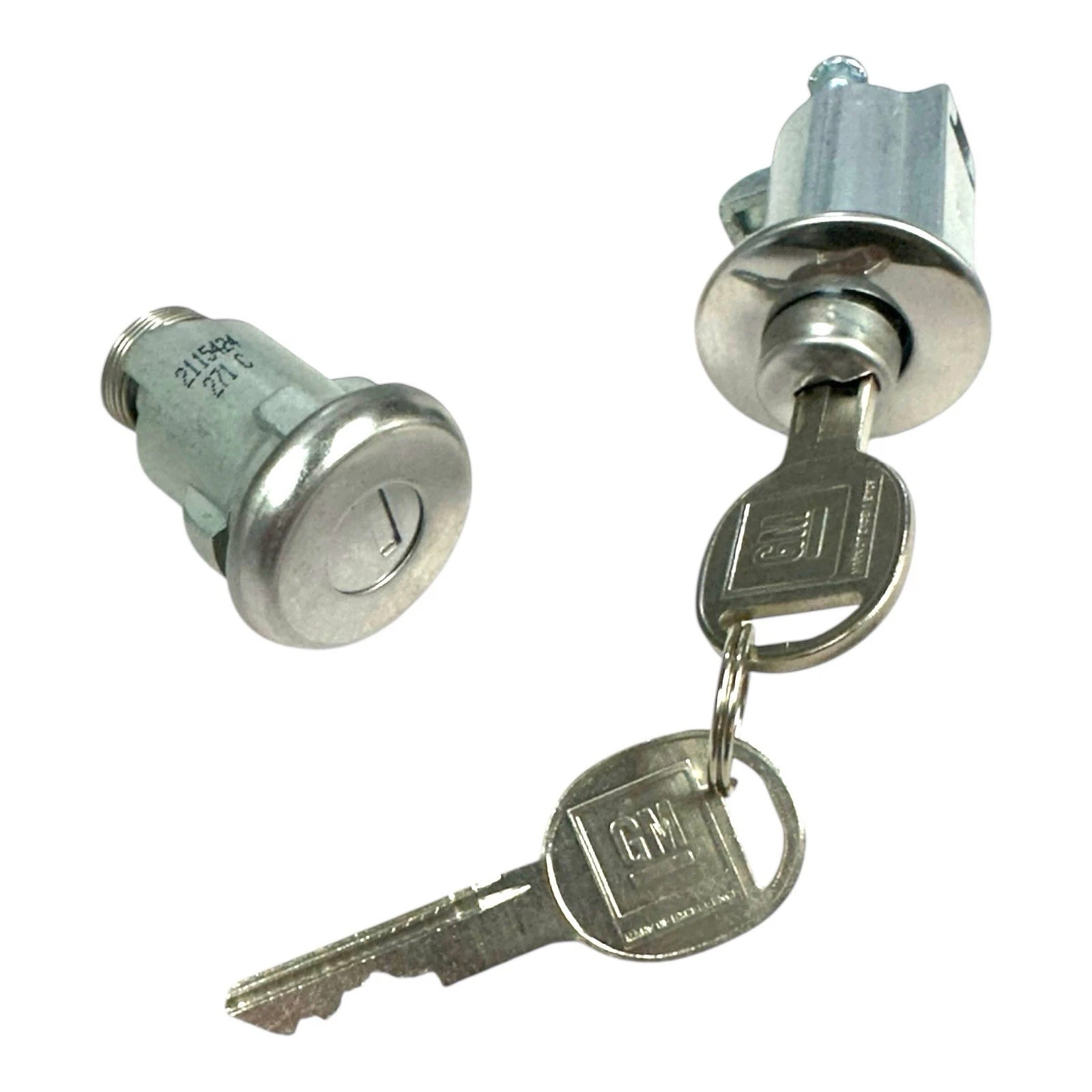 Glove Box and Trunk Lock Cylinder Set with Keys for Chevy Impala (1958–1963)