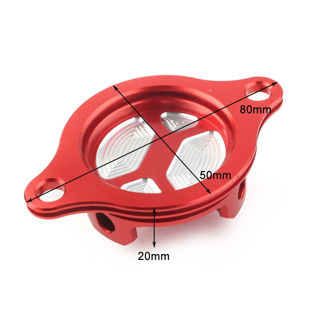 CNC Oil Filter Cap Cover for Honda CRF450X 05-17, CRF450R 02-08