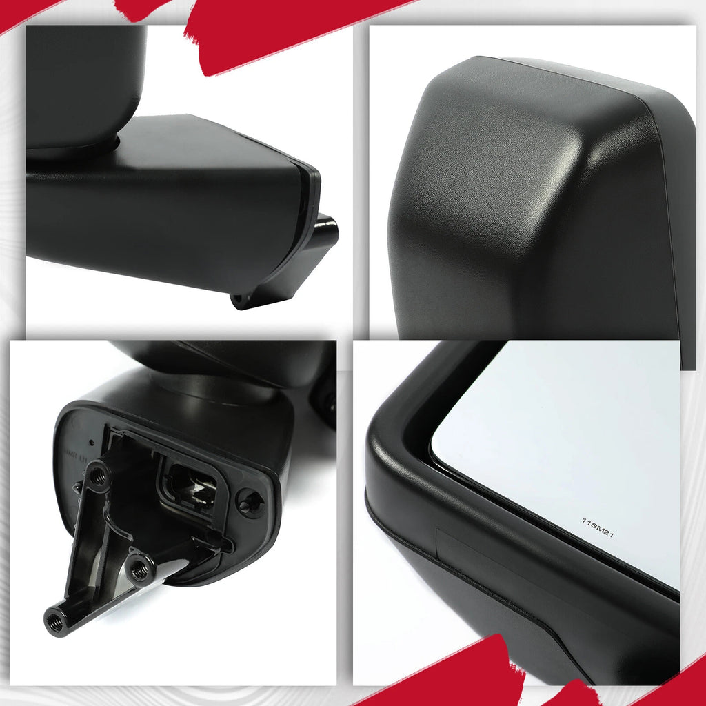 Manual Exterior Mirrors for Jeep Wrangler JL Gladiator (2018-2023)