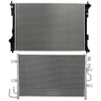 Aluminum Radiator & AC Condenser Cooling Kit for Ford Flex Lincoln MKT (2015–2018)