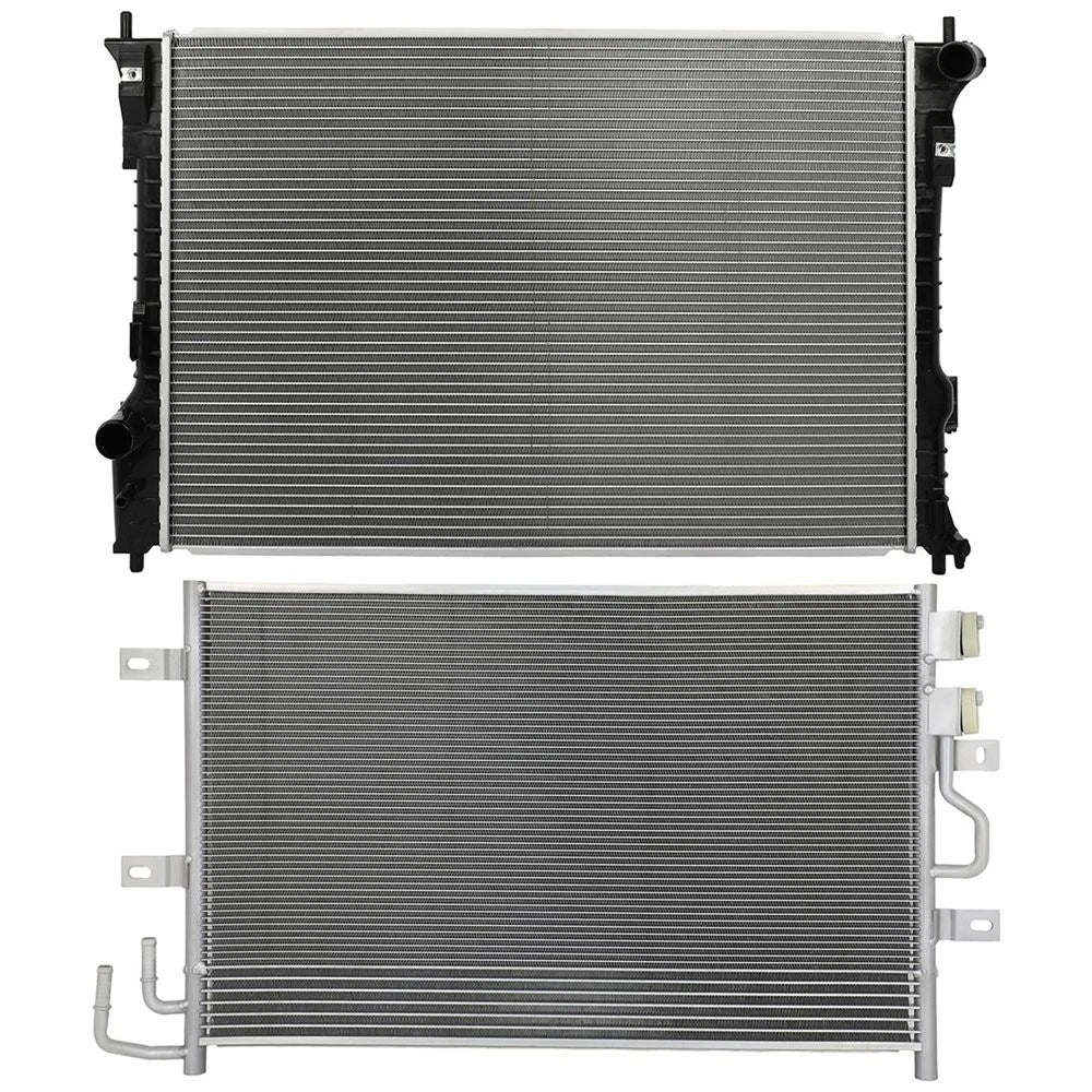 Aluminum Radiator & AC Condenser Cooling Kit for Ford Flex Lincoln MKT (2015–2018)