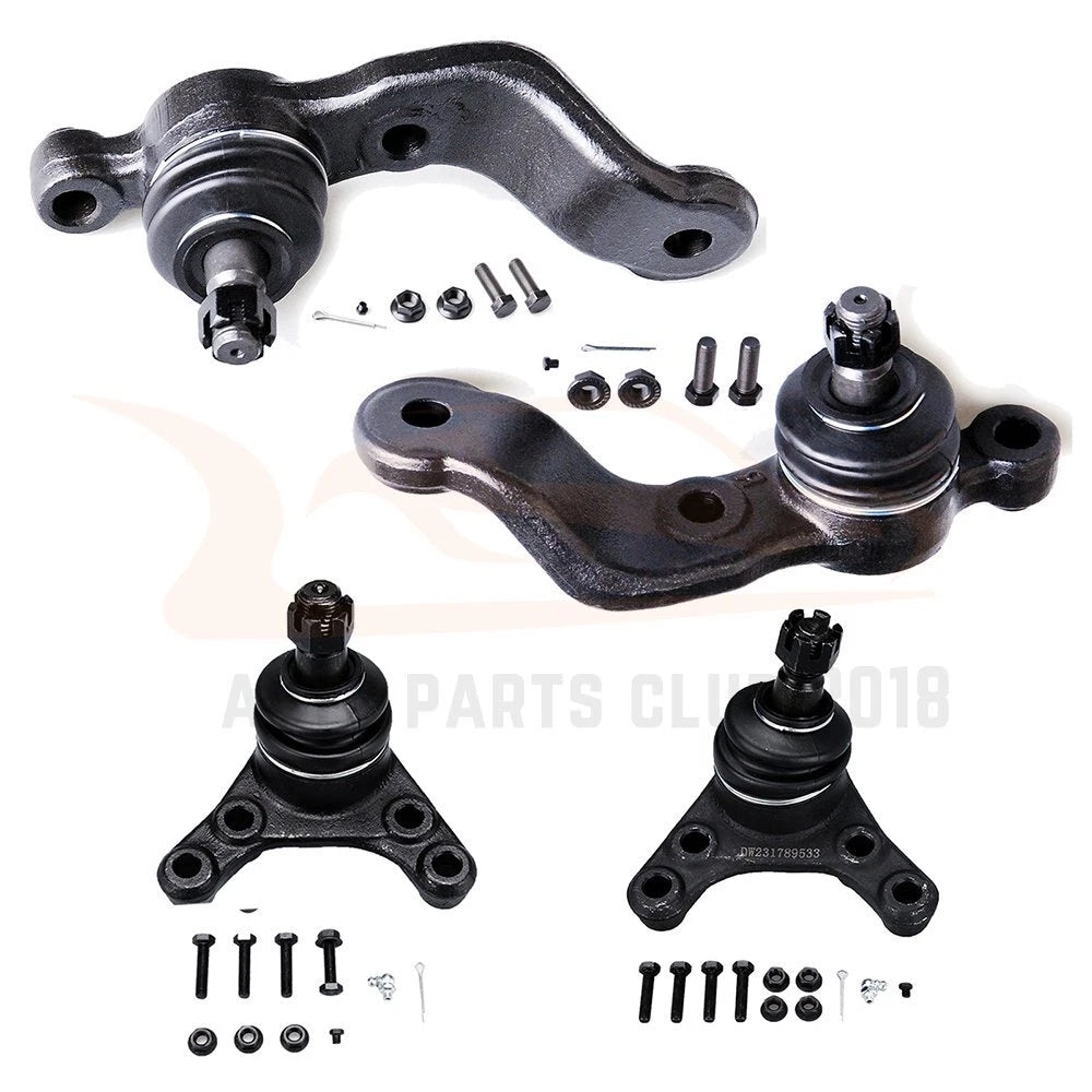 Set of 4 Front Upper Lower Ball Joints for Toyota Tacoma (1995–2004)