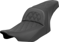 SADDLEMEN Slim Seat for FLT/FLH (2023–2024) Lattice Stitch 823-07-162