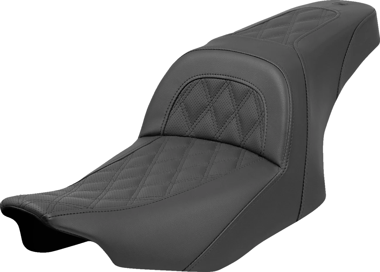 SADDLEMEN Slim Seat for FLT/FLH (2023–2024) Lattice Stitch 823-07-162
