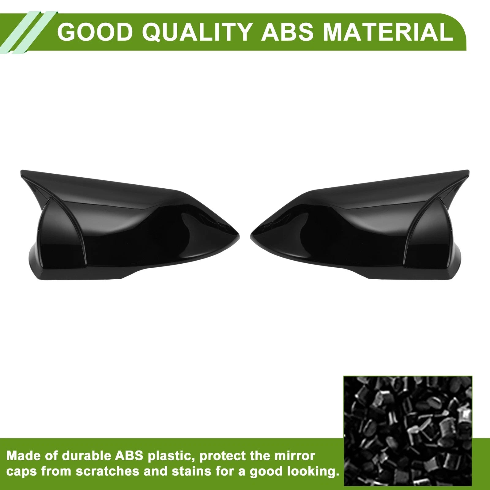 Set of 2 Side Mirror Cover Caps for Hyundai Elantra (2021–2024)