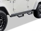 Black Overland Slider Drop Steps for Jeep Wrangler JK (2007–2018)