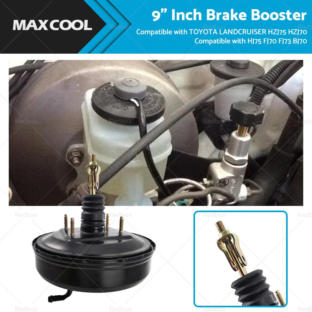 9" Brake Booster for Toyota Landcruiser HZJ75 HZJ70 HJ75 FJ70 FJ73 (1990–2007)