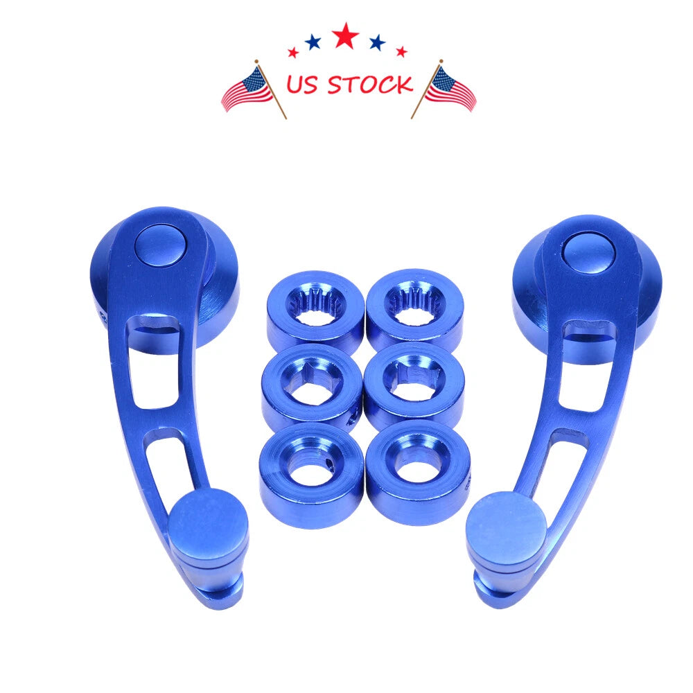 Set of 2 Aluminum Car Window Winder Crank Handles