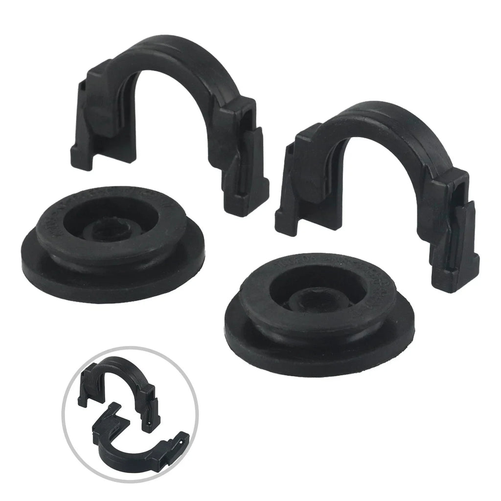 2 x Upper Radiator Mount Bracket & Bushing For Nissan Rogue