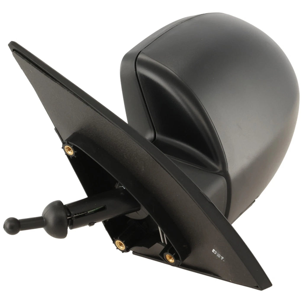 Manual Remote Mirror for Hyundai Accent (2006–2009) Driver Side Textured Black