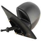 Manual Remote Mirror for Hyundai Accent (2006–2009) Driver Side Textured Black